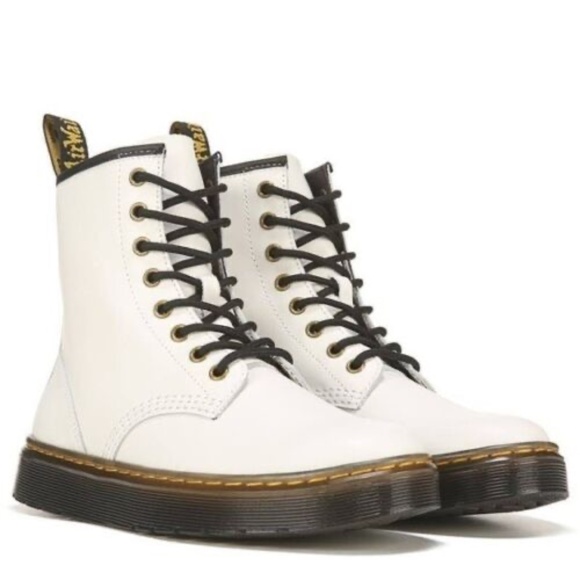 New Dr. Martens Women's US 9 Zavala T Lamper 8 Eyelet Combat Boots Leather UK 7